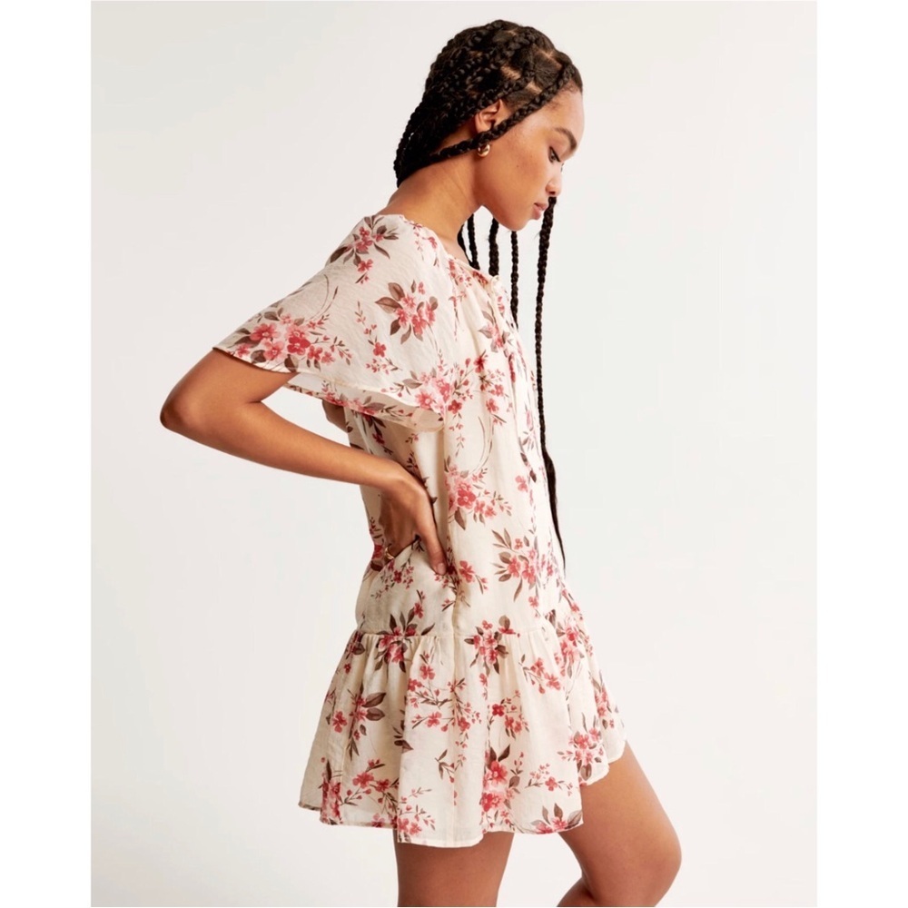 Abercrombie & Fitch Floaty Trapeze Mini Dress Siz… - image 3